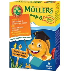 MOLLERS OMEGA-3 ΖΕΛΕΔΑΚΙΑ ΓΕΥΣΗ ΠΟΡΤΟΚΑΛΙ-ΛΕΜΟΝΙ